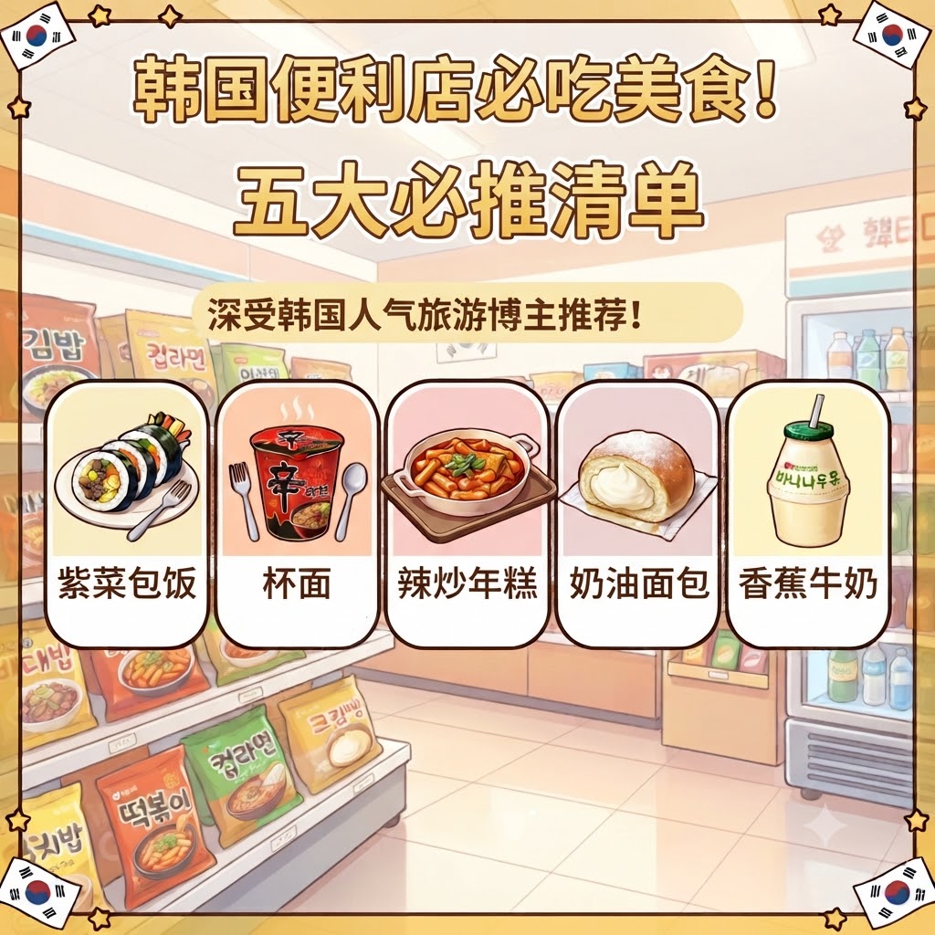 韩国便利店美食推荐