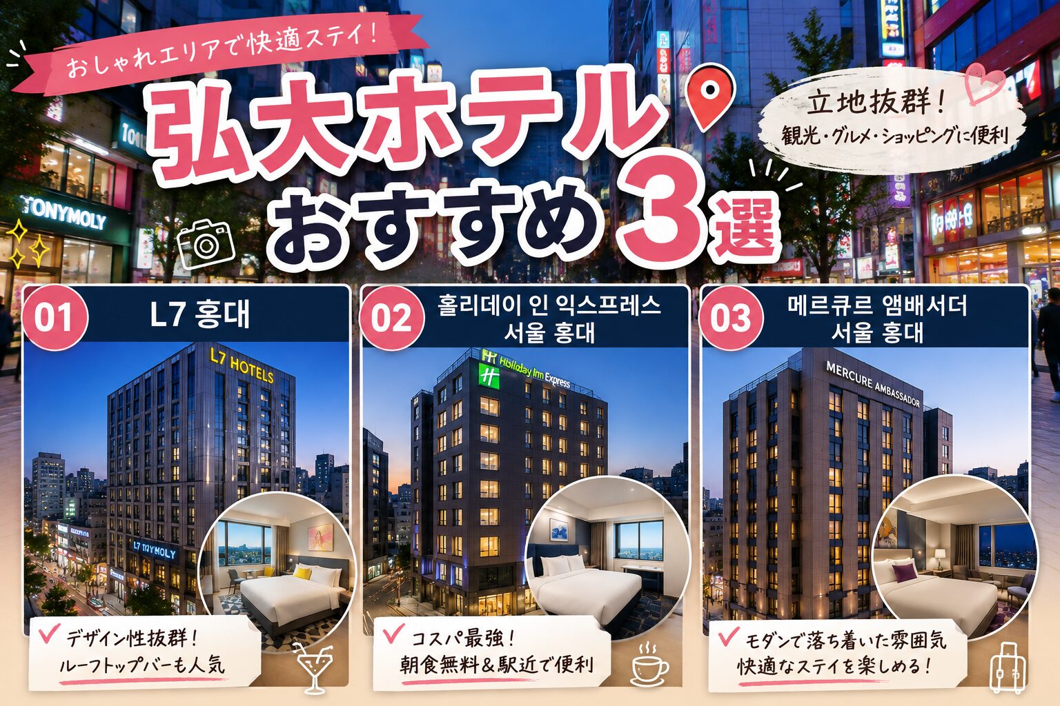 弘大ホテルおすすめ