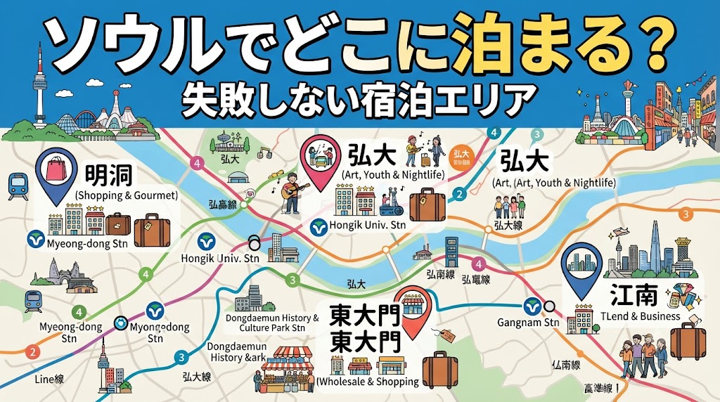 ソウルホテルおすすめエリア