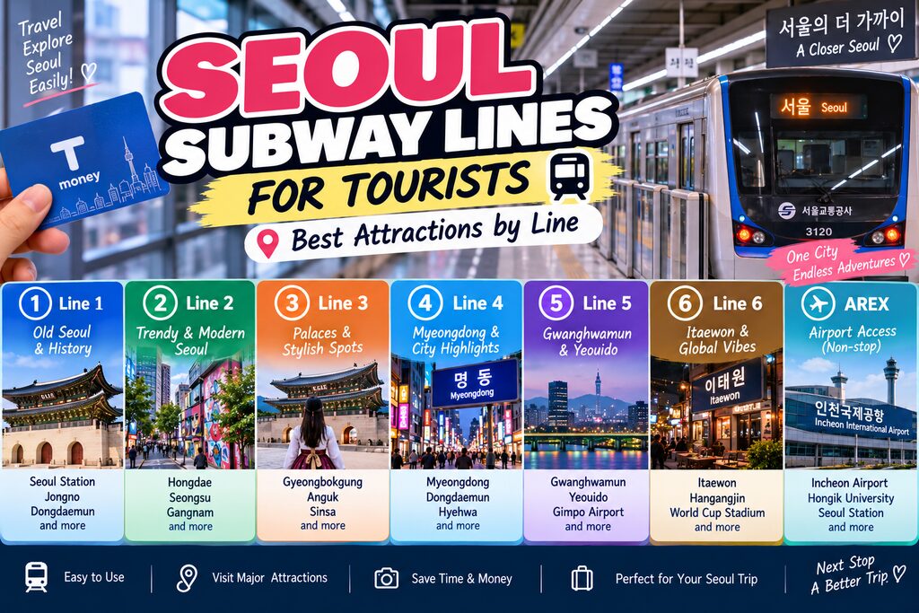 首尔地铁旅游路线