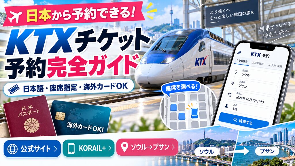 KTX予約方法