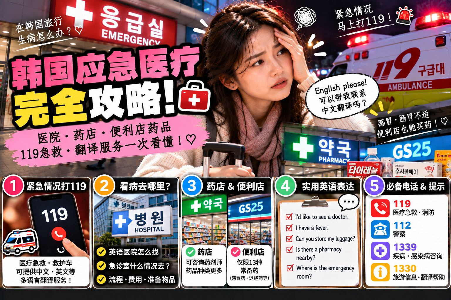 韩国紧急医疗指南
