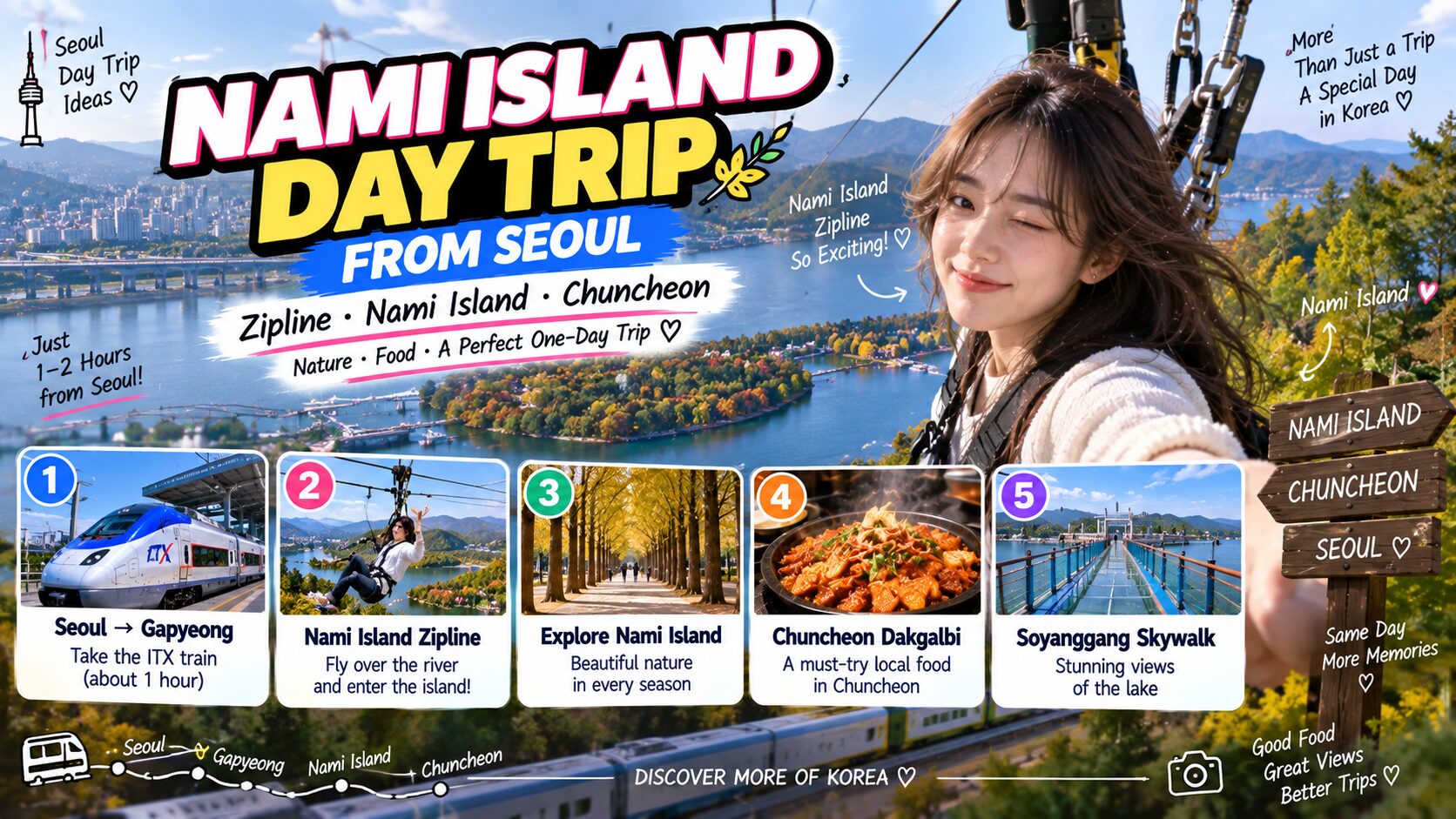 Nami Island day trip from Seoul