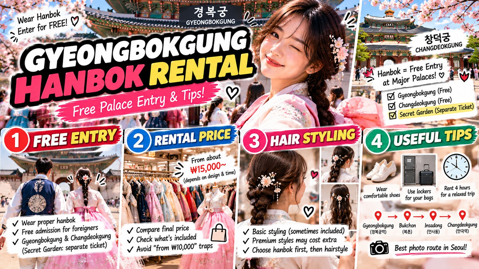 Gyeongbokgung Hanbok Rental: Free Palace Entry & Tips