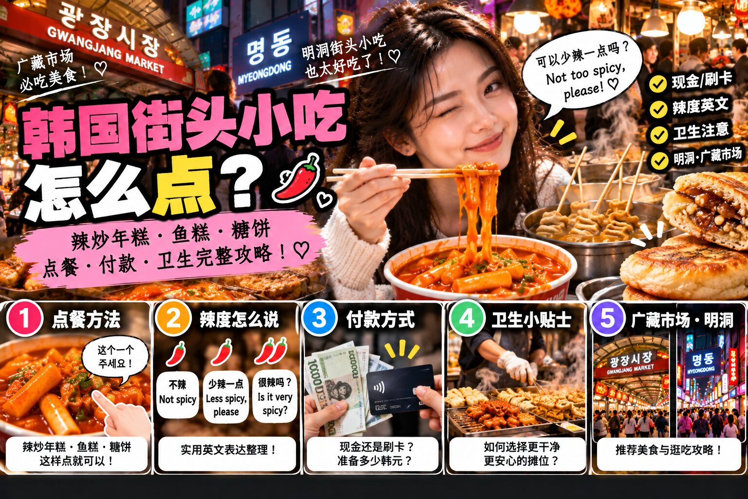 韩国街头小吃攻略