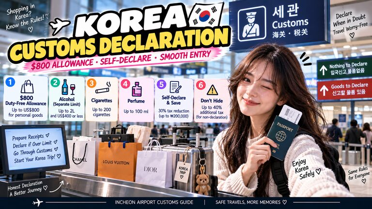 Korea customs declaration