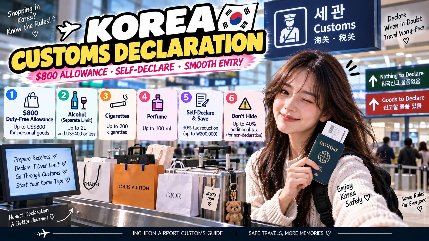 Korea customs declaration