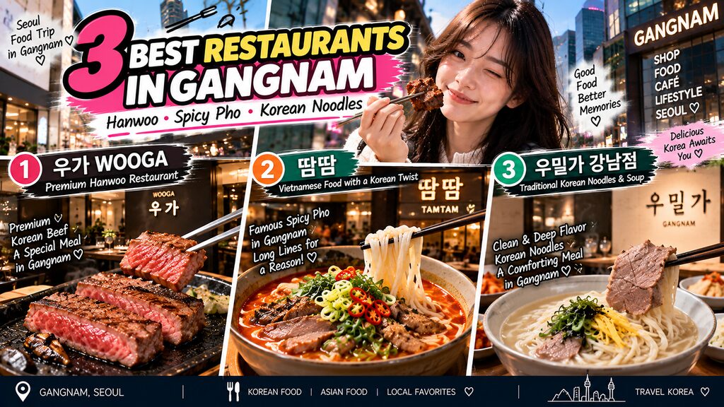 best restaurants in Gangnam