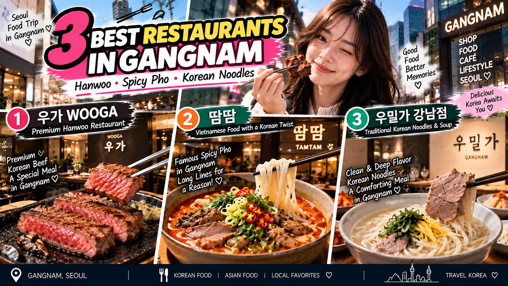 best restaurants in Gangnam