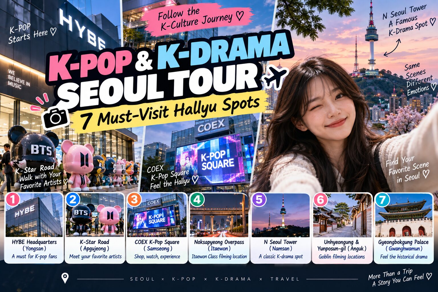 K-pop and K-drama locations in Seoul