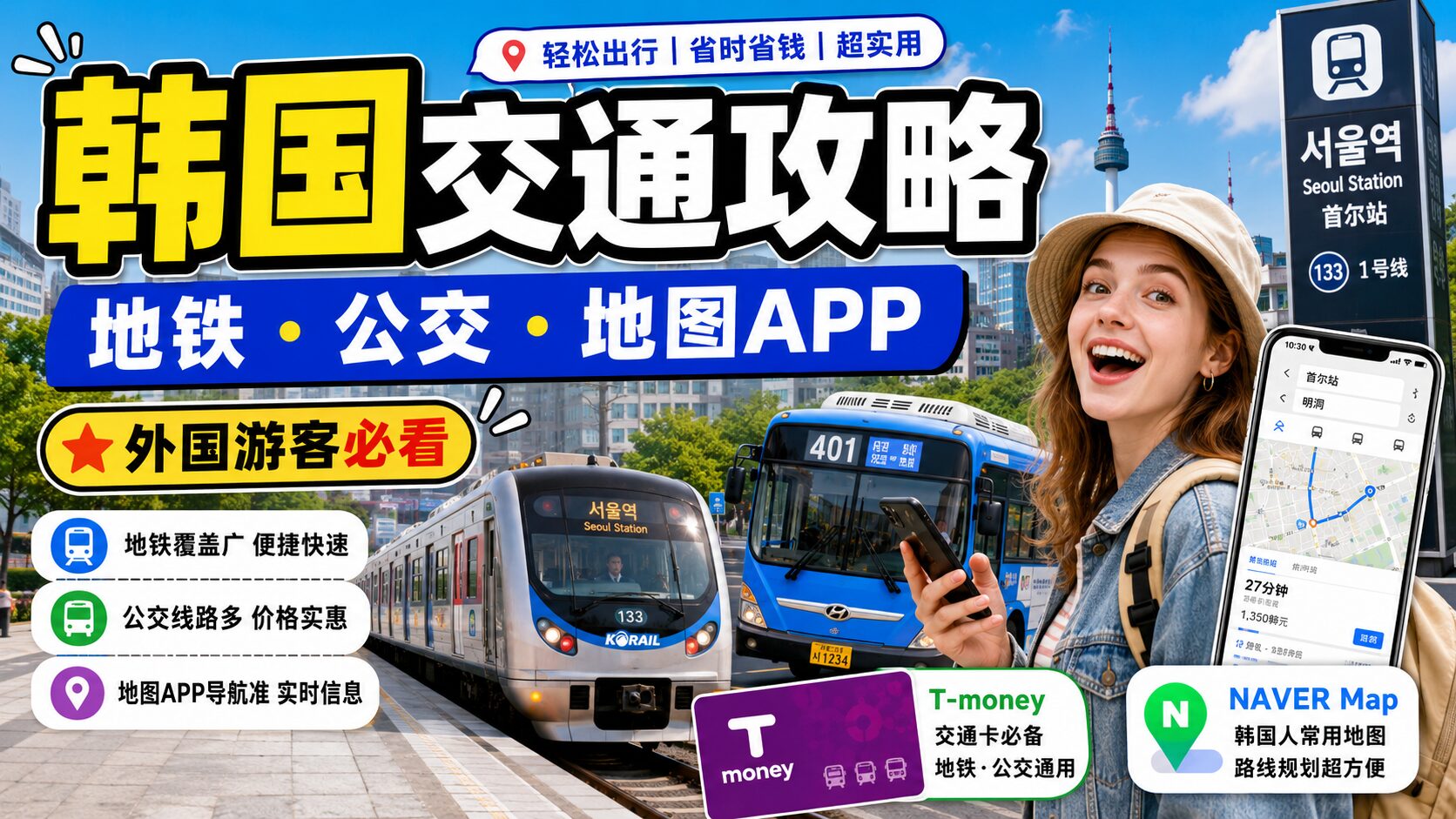 韩国交通攻略