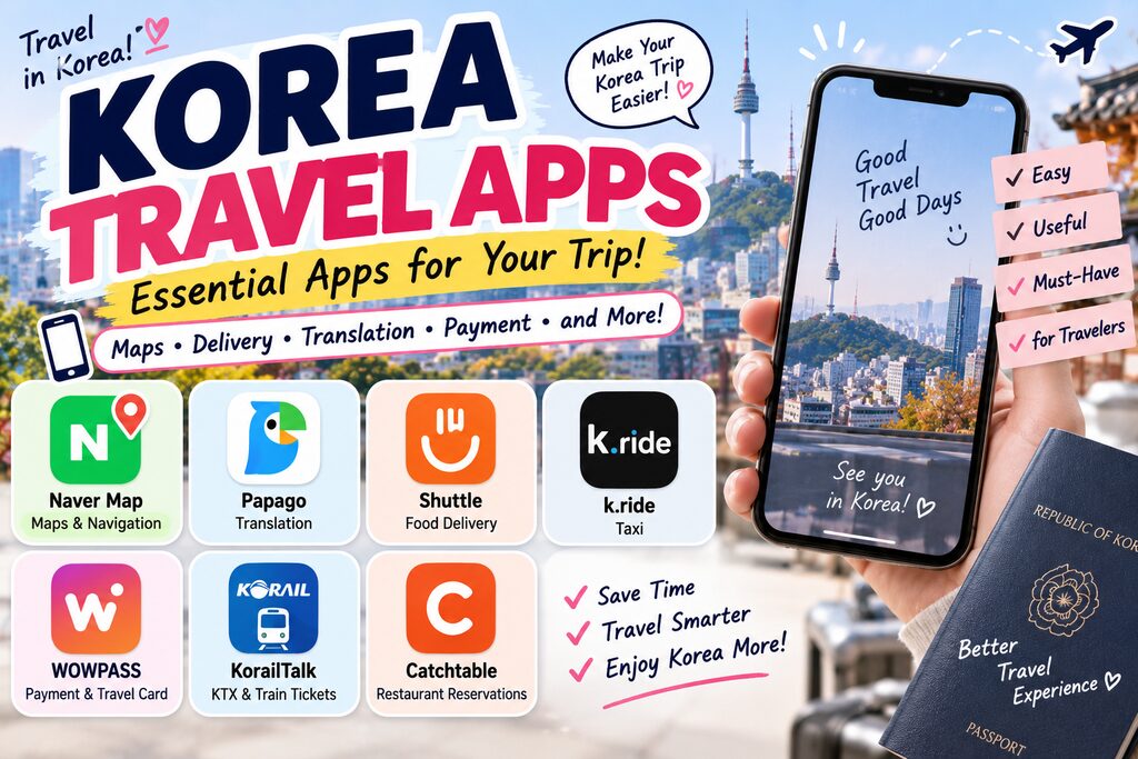 Korea travel apps