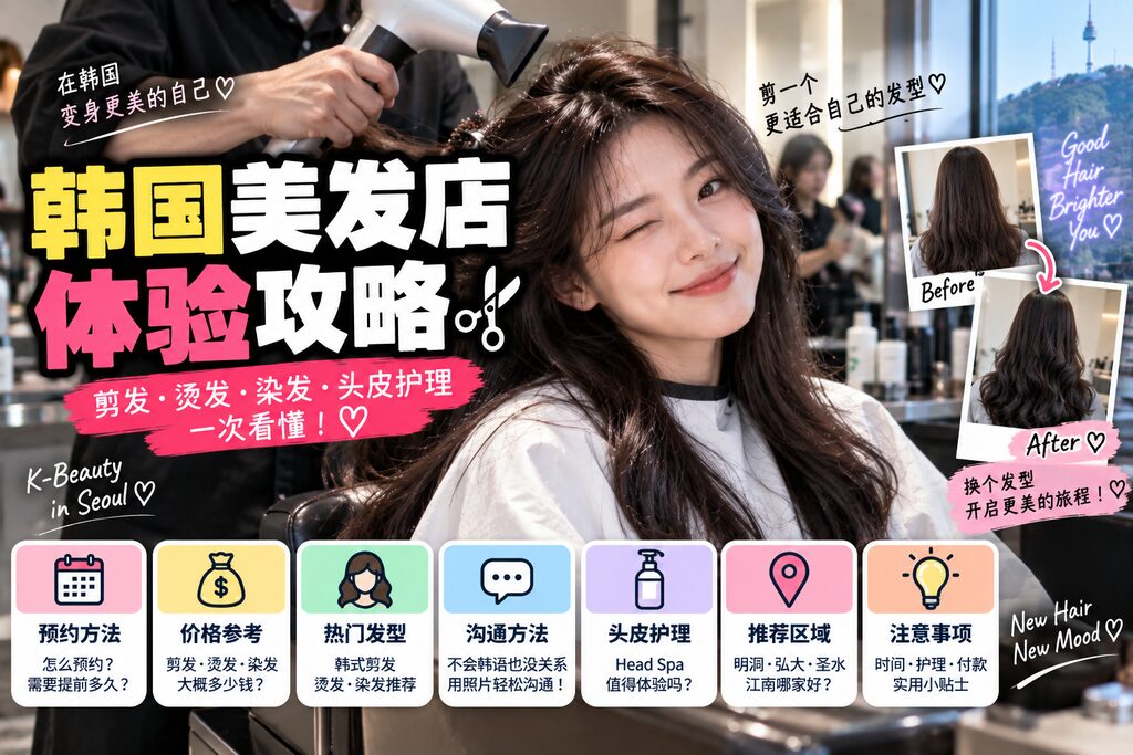 韩国美发店体验