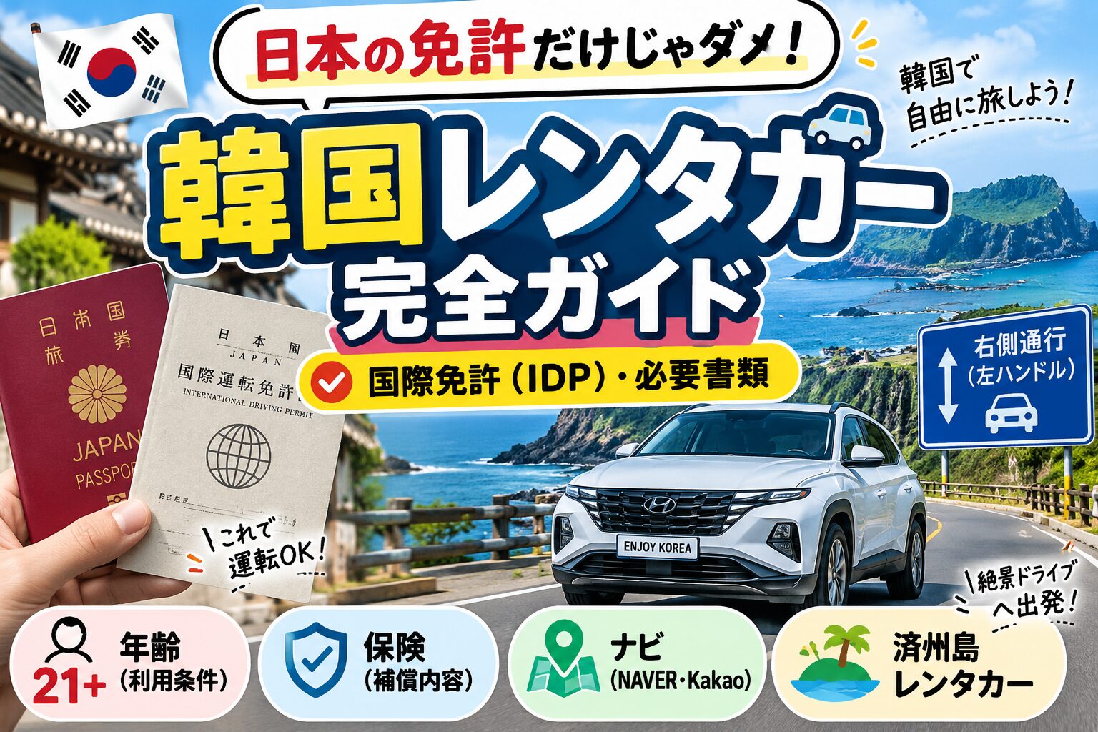 韓国レンタカー借り方